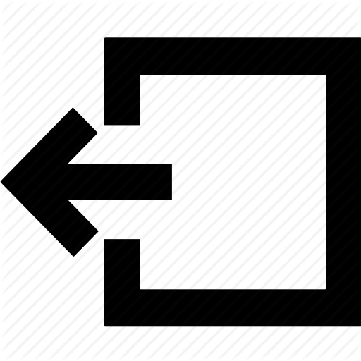 512x512 Door, In, Logout, Out, Signout Icon