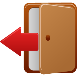 Logout Icon Myiconfinder 256x256 Logout Icon Myiconfinder
