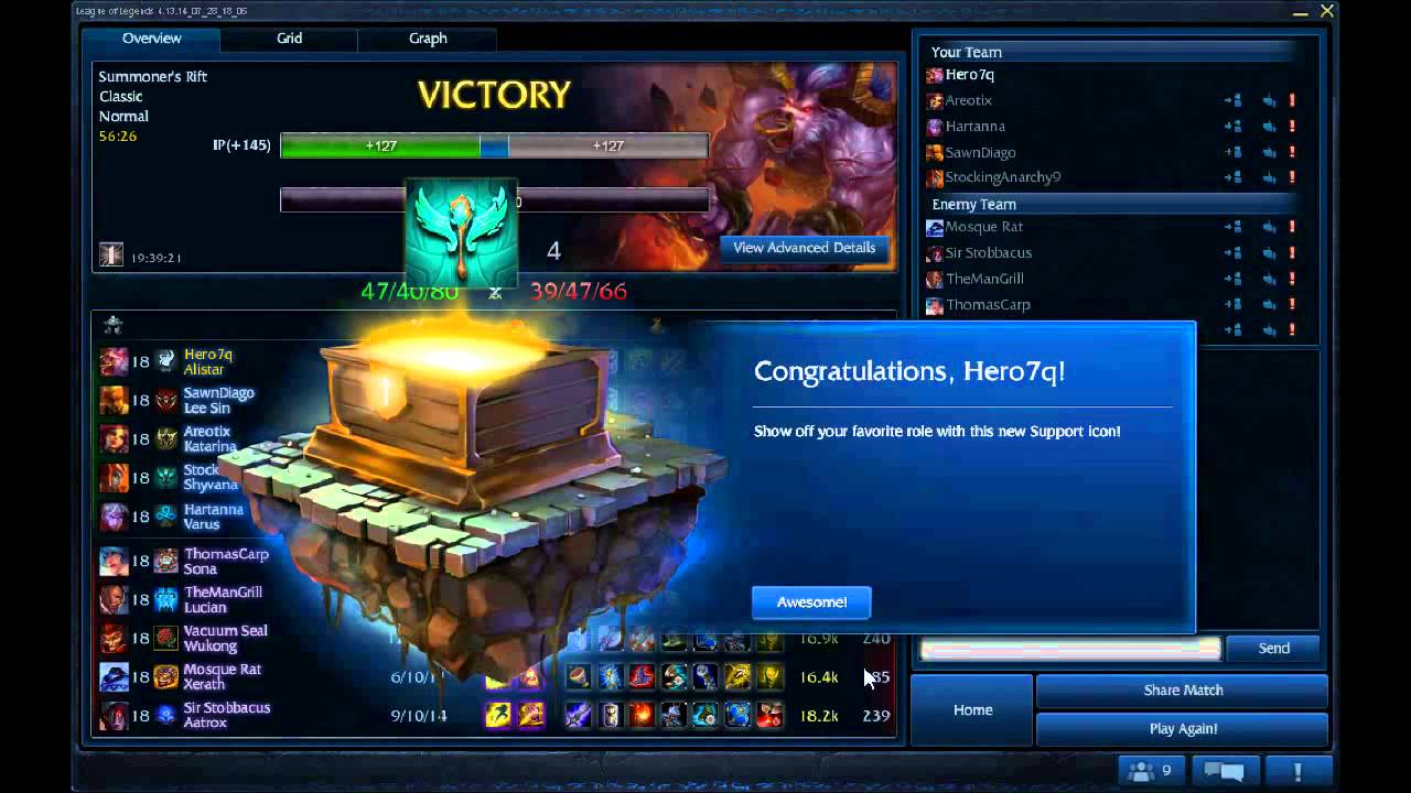 1280x720 Lol Team Builder Suport Icon