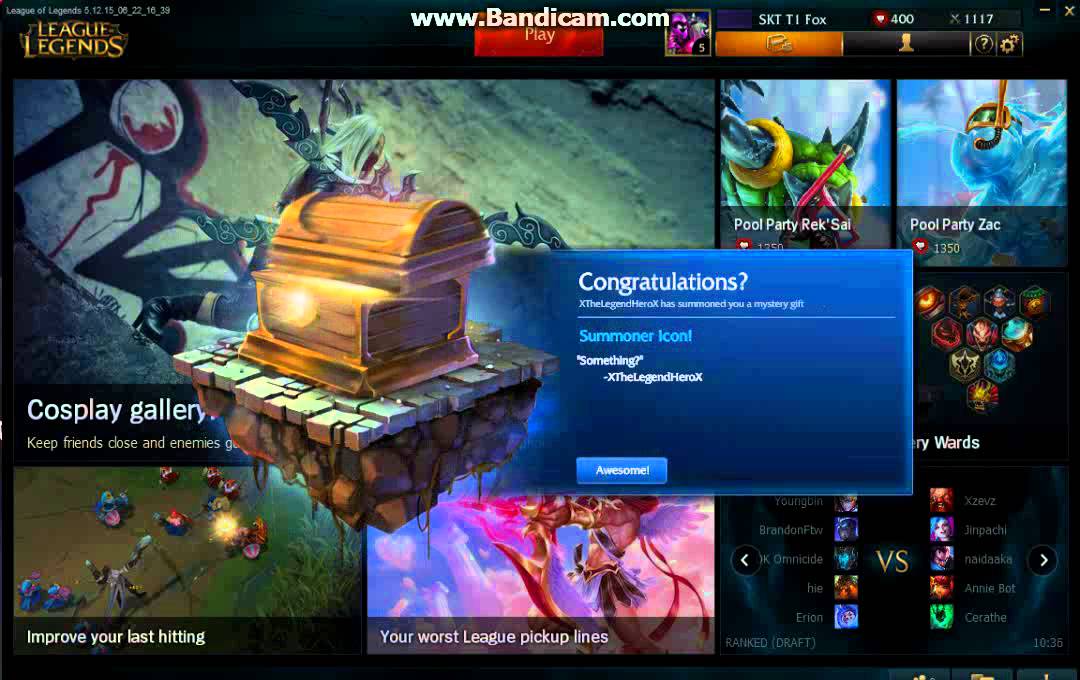 1080x680 Lol Opening Up Mystery Icons Good One