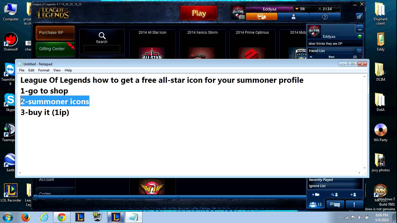 1368x768 League Of Legends Free Icon