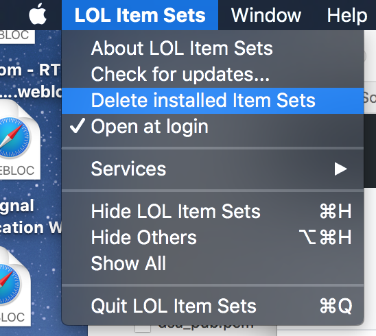 548x490 How Do I Delete All The Item Sets Installed League Of Legends