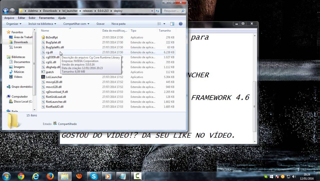 1276x720 Tirando Erro Do Launcher Do Lol
