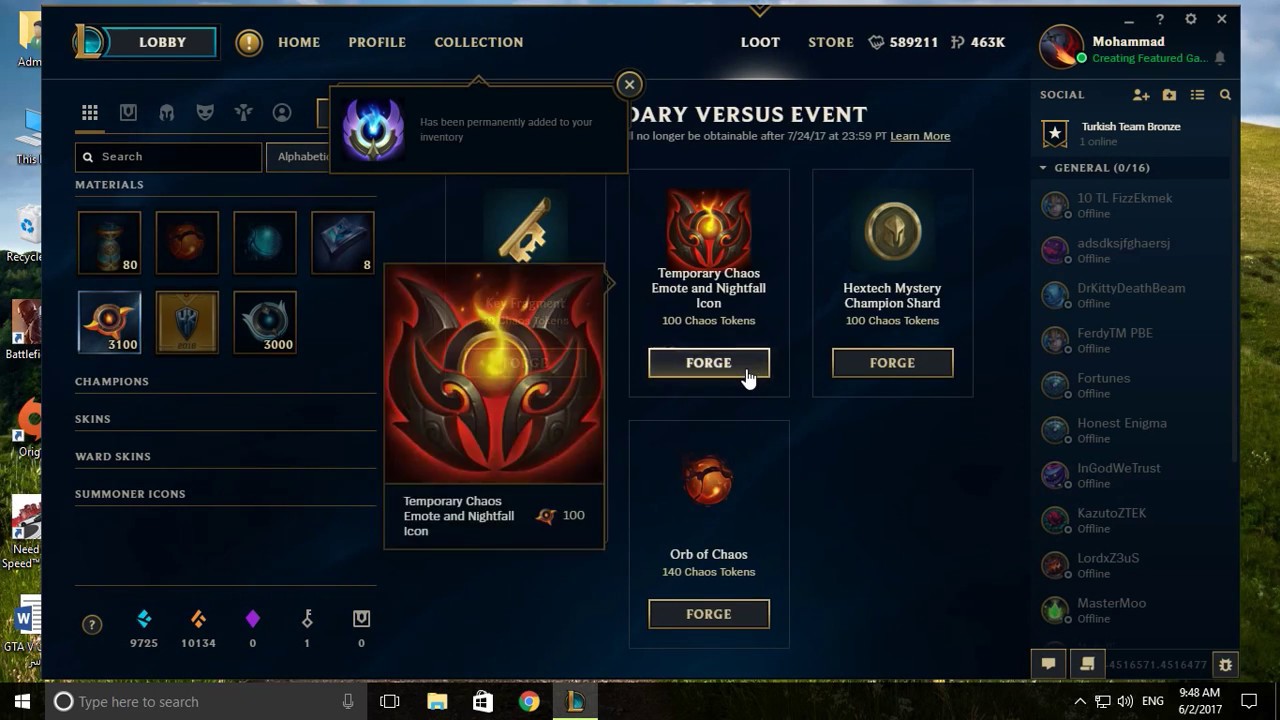 1280x720 Opening New Orb Of Chaos Orb Of Order League Of Legends