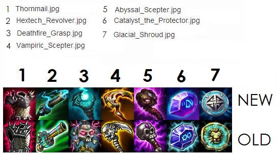 542x303 User Blogruaisunew Item Icons In The Pbe League Of Legends