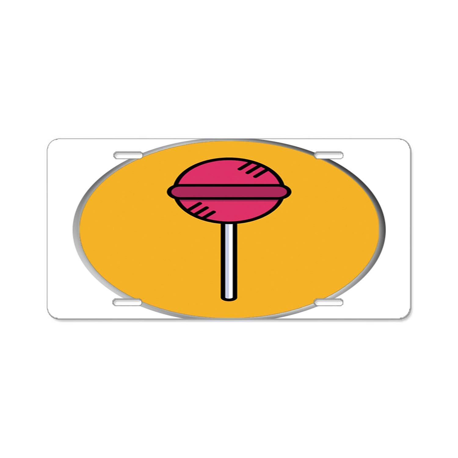 1500x1500 Ehakb Personality License Plate Cute Lollipop Icon