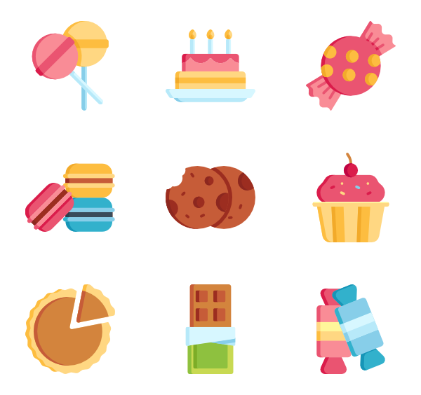 600x564 Lollipop Icons
