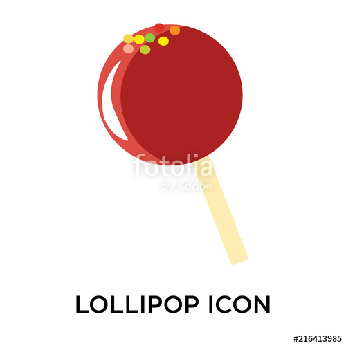 500x500 Lollipop Icon Isolated On White Background Modern And Editable