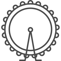 256x256 London Wheel Icon Landmarks Iconset