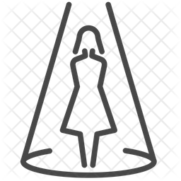 256x256 Lonely Icon Of Line Style