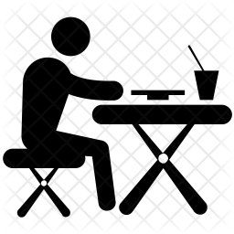 256x256 Lonely Party Icon Of Glyph Style