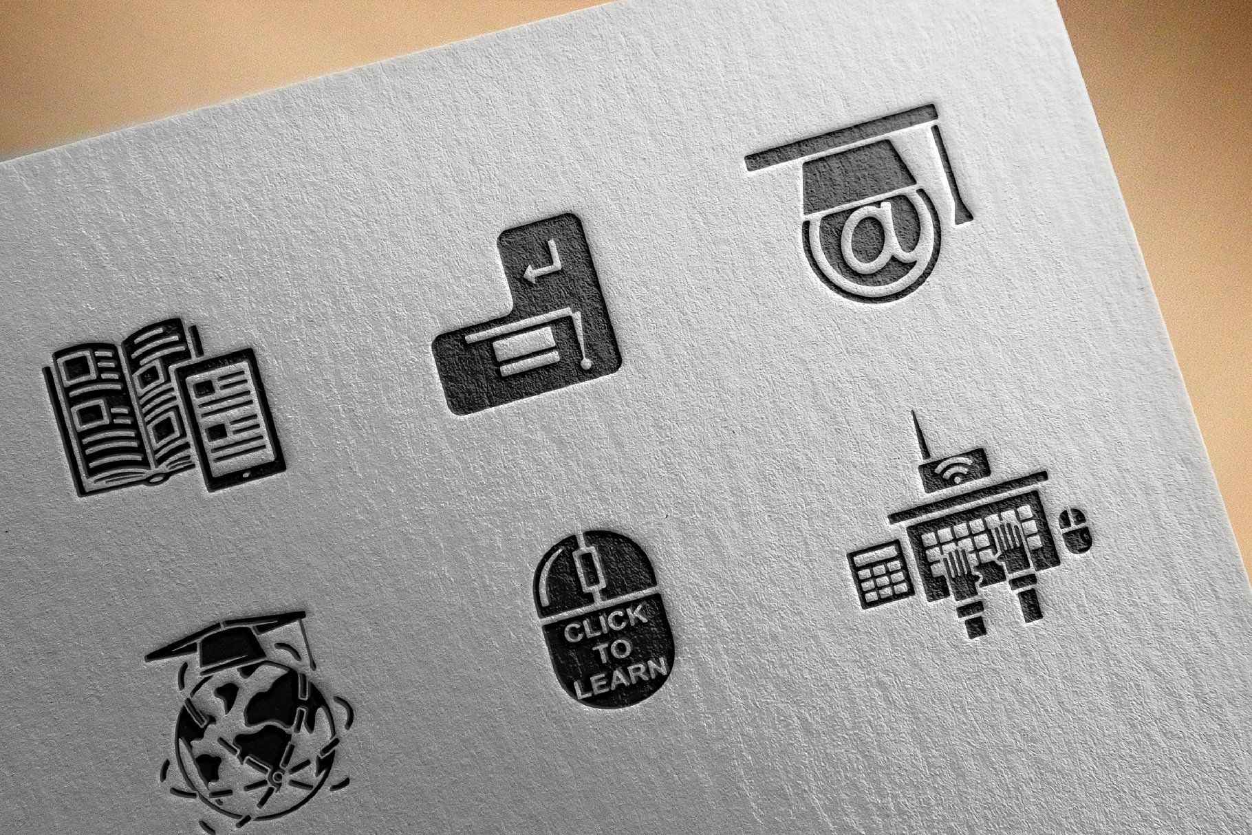 1820x1214 Distance Education Icons