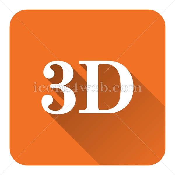 Flat Icon With Long Shadow Vector 600x600 Flat Icon With Long Shadow Vector