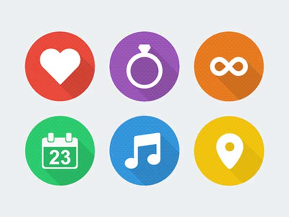 Free Flat Long Shadow Icon Sets 590x443 Free Flat Long Shadow Icon Sets