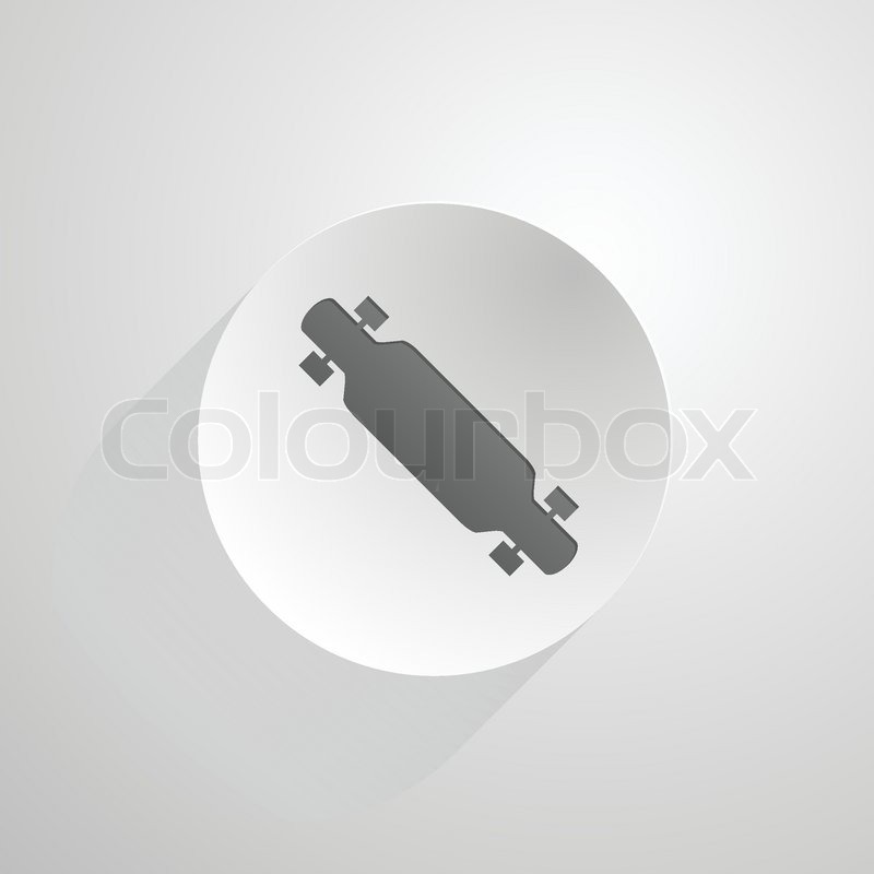 800x800 Flat Circle Vector Icon With Gray Stock Vector Colourbox