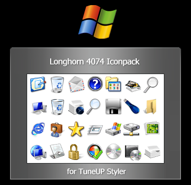 373x362 Longhorn Reloaded Icons
