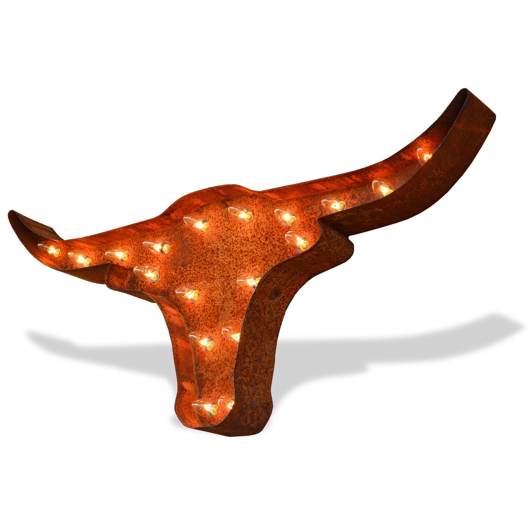 2048x2048 Texas Longhorns Vintage Marquee Lights Sign
