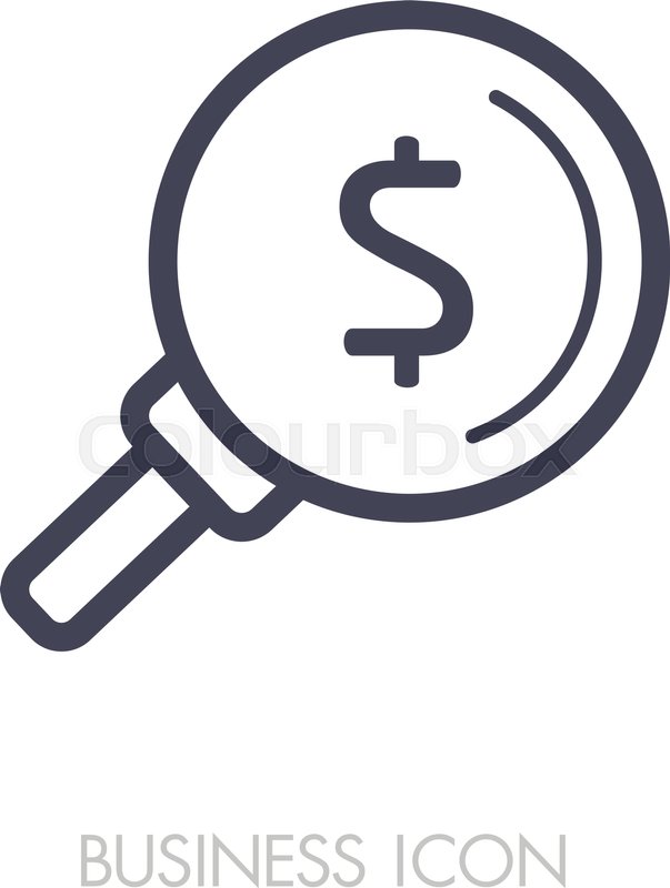 603x800 Looking For Money Dollar Symbol Under Stock Vector Colourbox