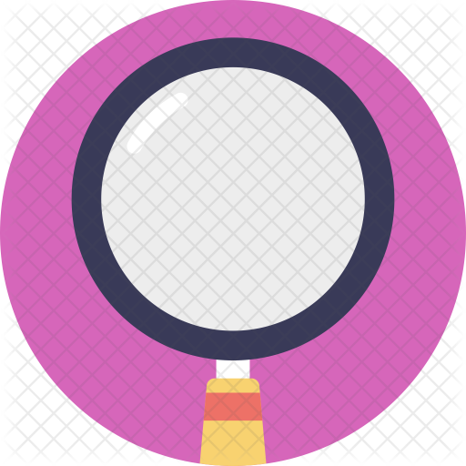 512x512 Magnifying Glass Icon Of Flat Style
