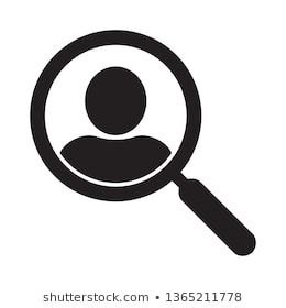260x280 Magnifying Glass Looking For People Icon, Employee Search Symbol