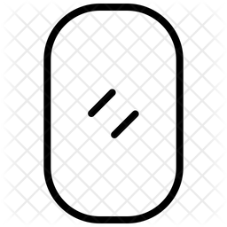 256x256 Glass Icon Of Line Style