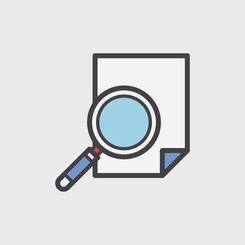490x490 Illustration Of Magnifying Glass Icon
