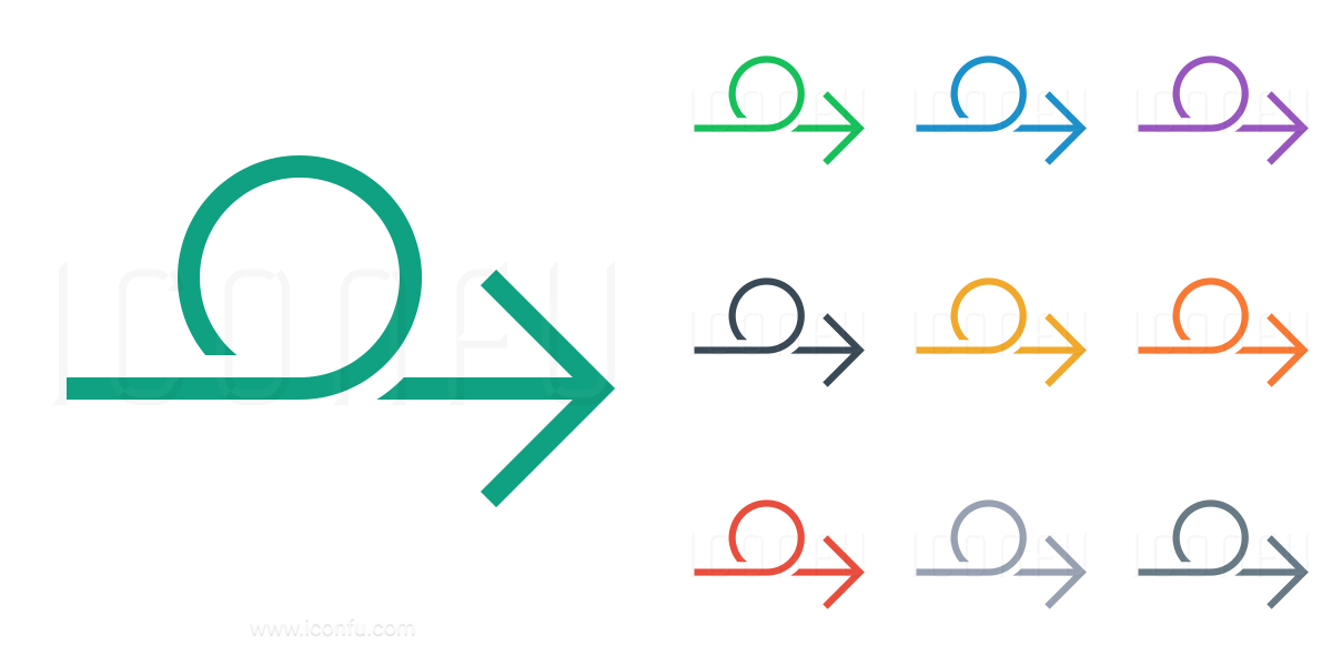 1200x600 Arrow Loop Icon