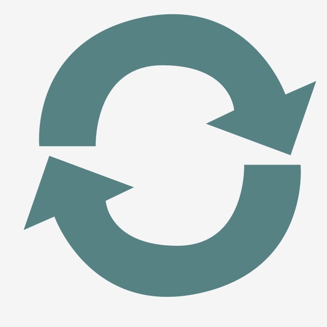 640x640 Cartoon Blue Loop Icon Free Button Illustration, Cartoon Icon