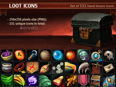Loot Icons 400x300 Loot Icons