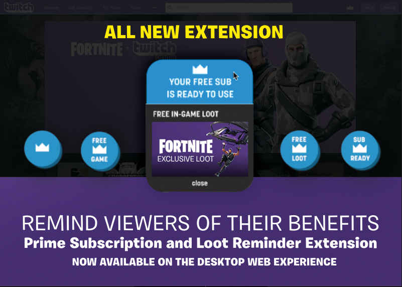 Prime Subscription And Loot Reminder Extension Now Available! 801x572 Prime Subscription And Loot Reminder Extension Now Available!