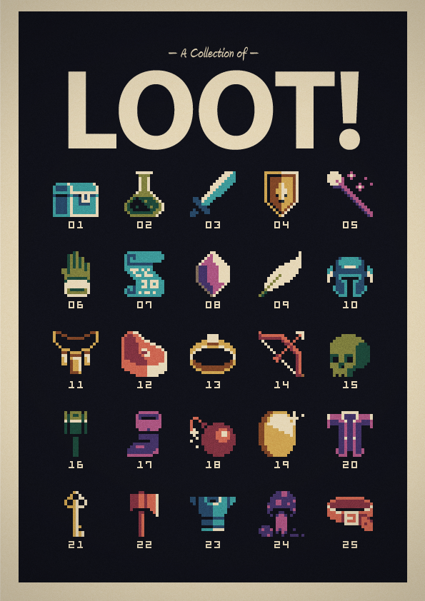 Roll For Loot Art In Pixel Art Games, Cool Pixel Art 595x842 Roll For Loot Art In Pixel Art Games, Cool Pixel Art