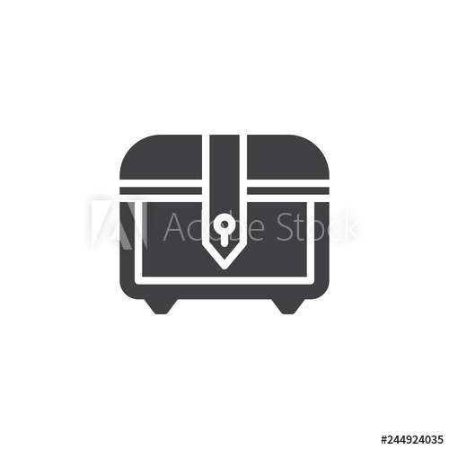 Treasure Chest Vector Icon Filled Flat Sign For Mobile Concept 500x500 Treasure Chest Vector Icon Filled Flat Sign For Mobile Concept