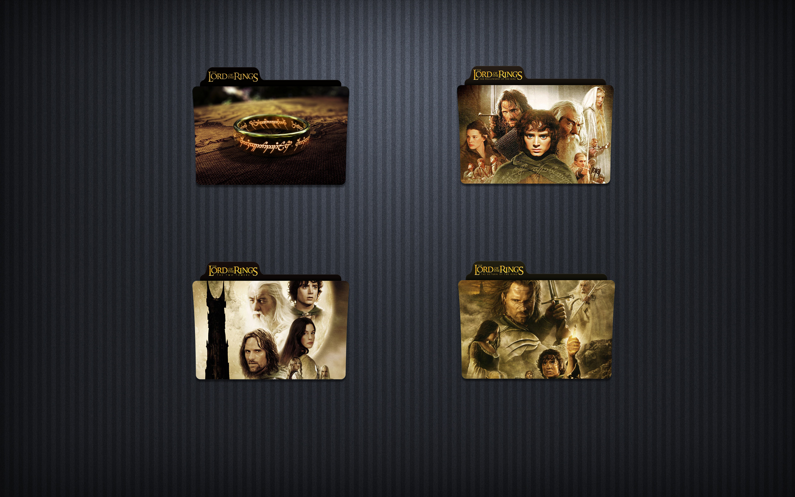 2560x1600 The Lord Of The Rings Folder Icon Pack