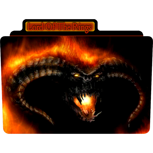 512x512 Lord Of The Rings Icon Tv Movie Folder Iconset Aaron Sinuhe