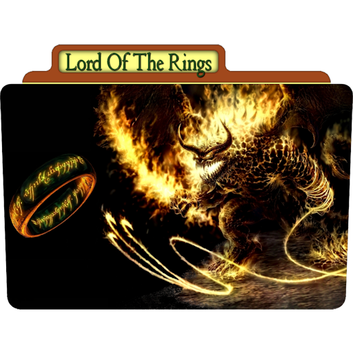 512x512 Lord Of The Rings Icon Tv Movie Folder Iconset Aaron Sinuhe