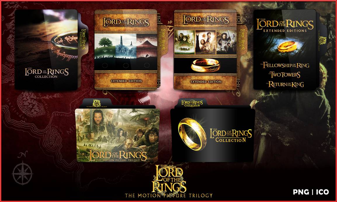 1154x692 The Lord Of The Rings Collection Folder Icon Pack