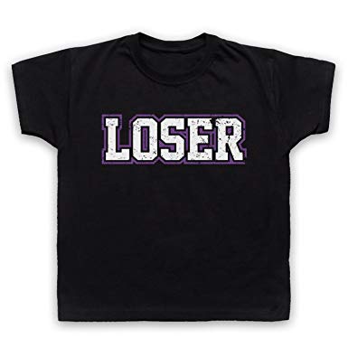 385x385 My Icon Big Boys' Loser Funny Slogan T Shirt Clothing
