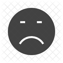 256x256 Loser Emoji Icon Of Glyph Style