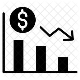 256x256 Loss Icon Of Glyph Style