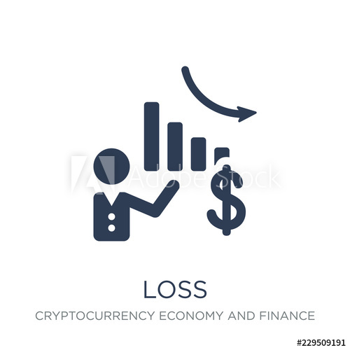 500x500 Loss Icon Trendy Flat Vector Loss Icon On White Background