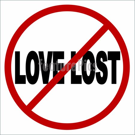 450x450 No Love Lost Icon Stock Illustration