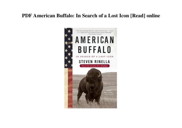 638x452 Pdf American Buffalo In Search Of A Lost Icon