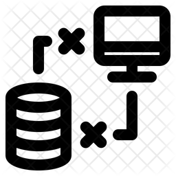 256x256 Connection Lost Icon Of Line Style