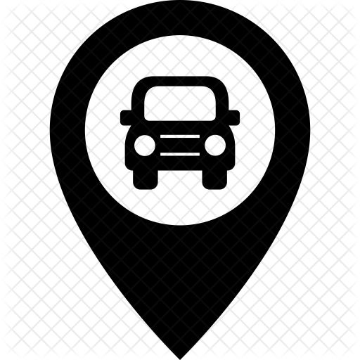 512x512 Parking Lot Icon Of Glyph Style