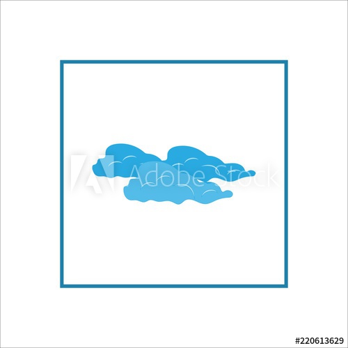 500x500 A Lot Of Clouds Sign Weather Icon Partly Cloudy Sign The Sun