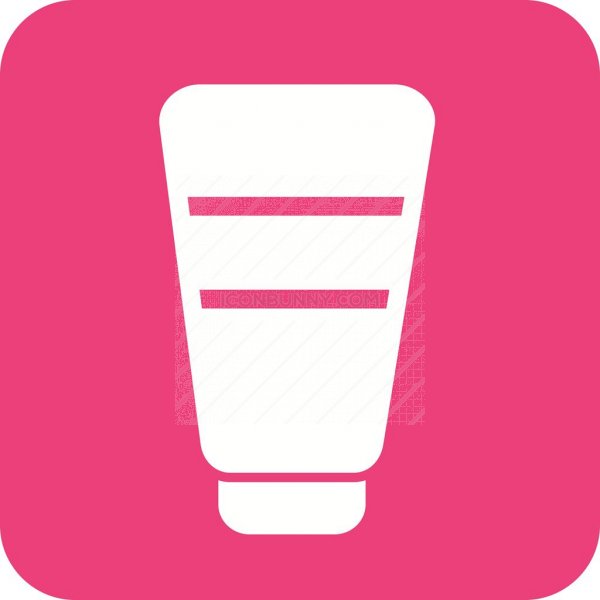 600x600 Lotion Flat Round Corner Icon