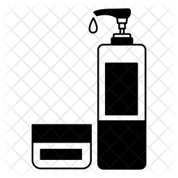 256x256 Body Lotion Icon Of Glyph Style