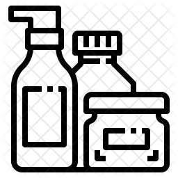 256x256 Cream Lotion Icon Of Line Style