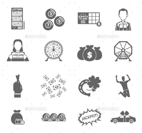 590x551 Lottery Icon Set