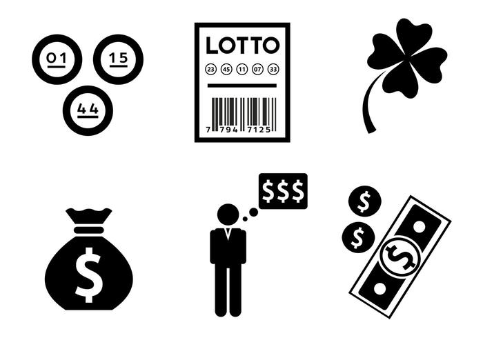 700x490 Lottery Themed Vector Icons